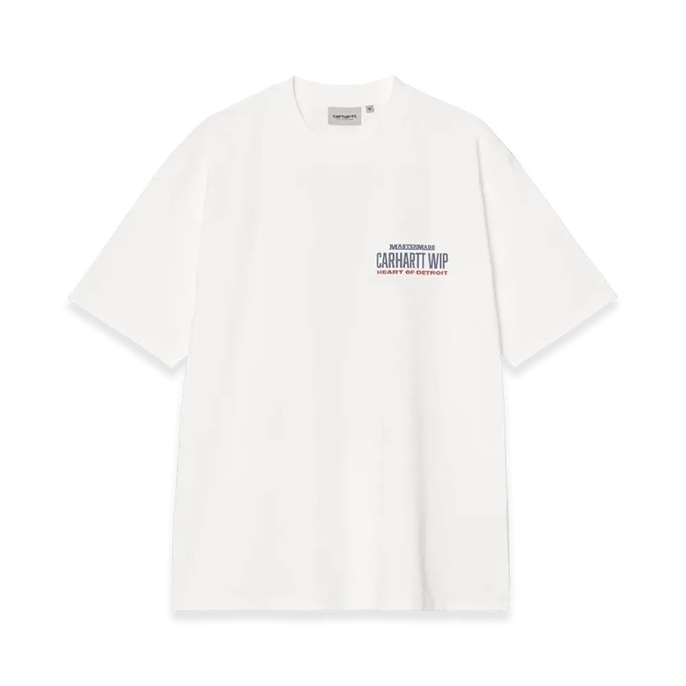 Carhartt WIP S/S Arcan T Shirt "White heavy stone wash"
