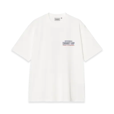 Carhartt WIP S/S Arcan T Shirt "White heavy stone wash"