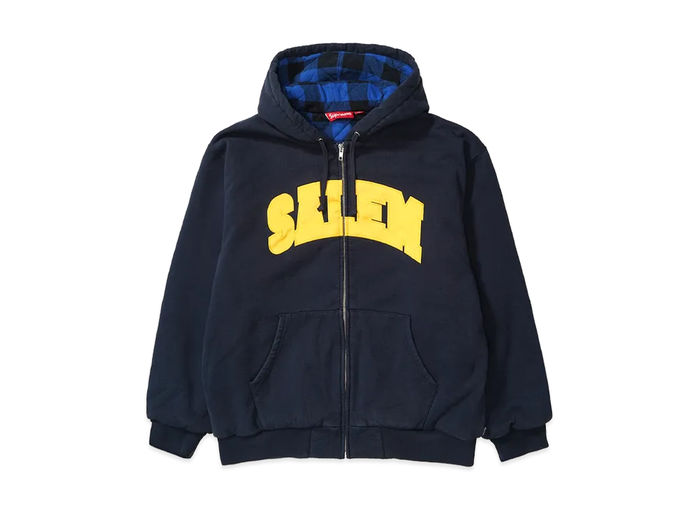 Supreme x SALEM Zip Up Hooded Sweatshirt "Navy"