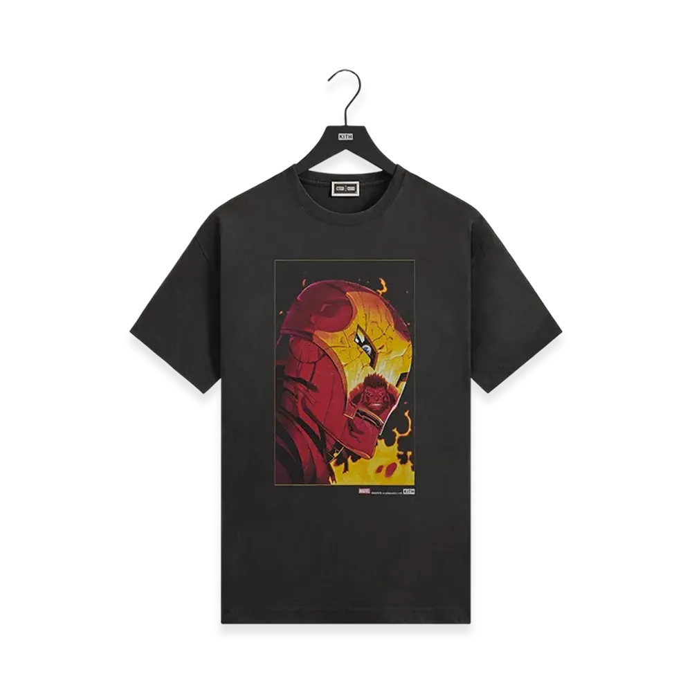Kith x Marvel Red Hulk Vintage Tee "Black"