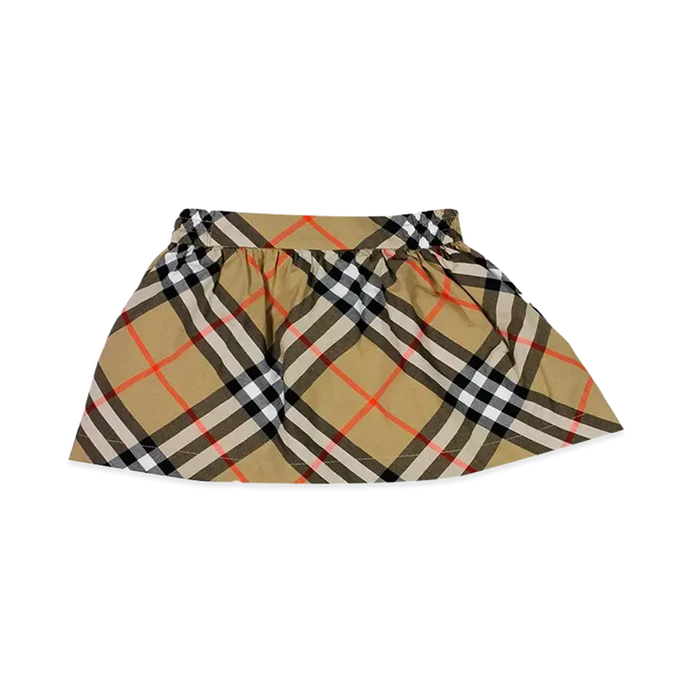 Burberry Kids Cotton Skirt "Beige"
