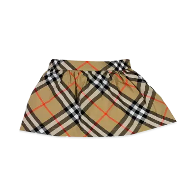 Burberry Kids Cotton Skirt "Beige"