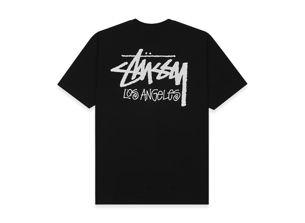 Stussy Stock Los Angeles Tee "Black"