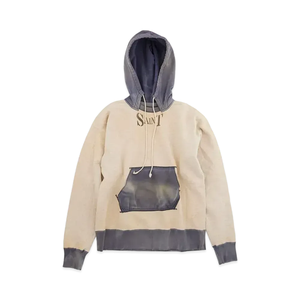 SAINT Mxxxxxx HOODIE NORIKAE "Grey Navy"
