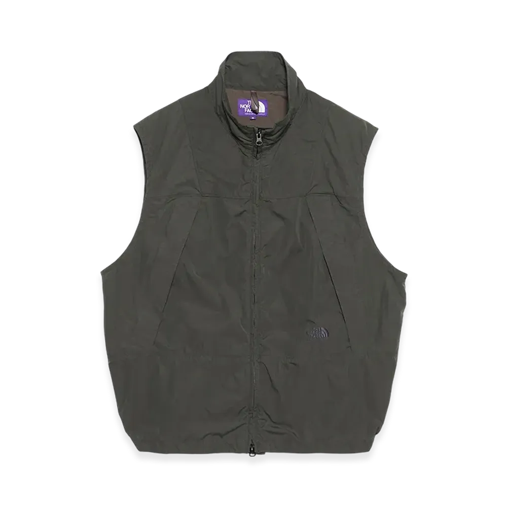 The North Face Purple Label Brushed Weather Mountain Wind Vest "Asphalt Gray"