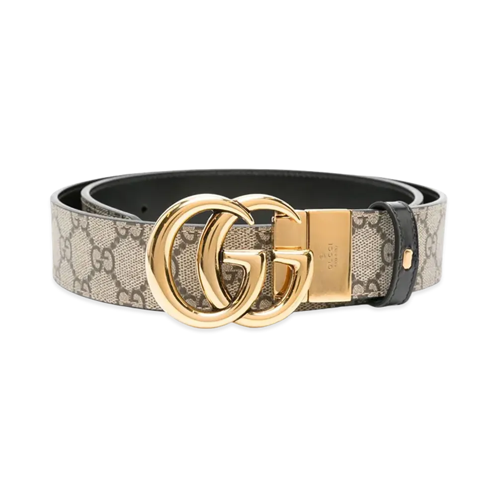 GUCCI Women's 'GG Supreme’ Reversible Belt "Printed"