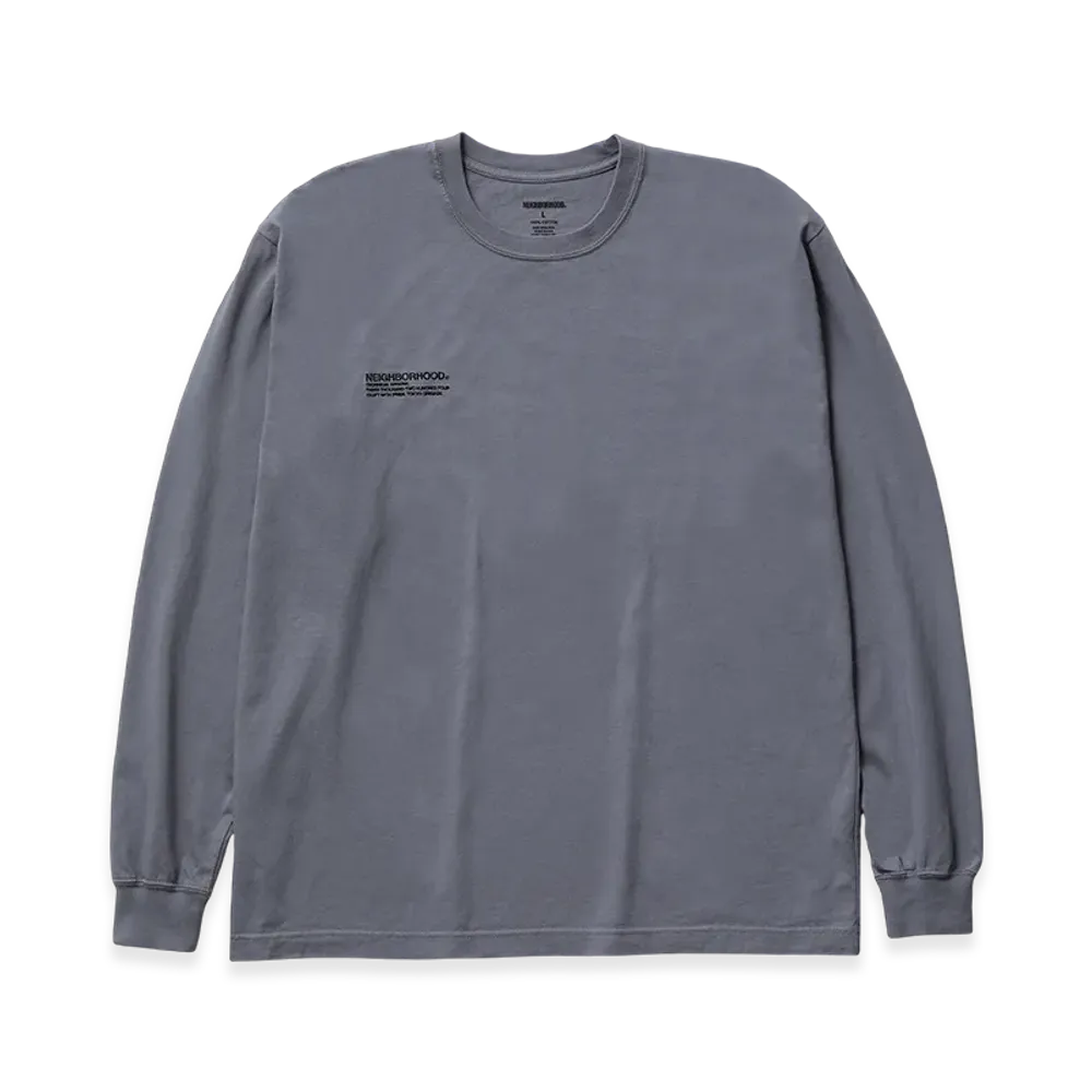 NEIGHBORHOOD NH. Tee LS-12 "Gray"