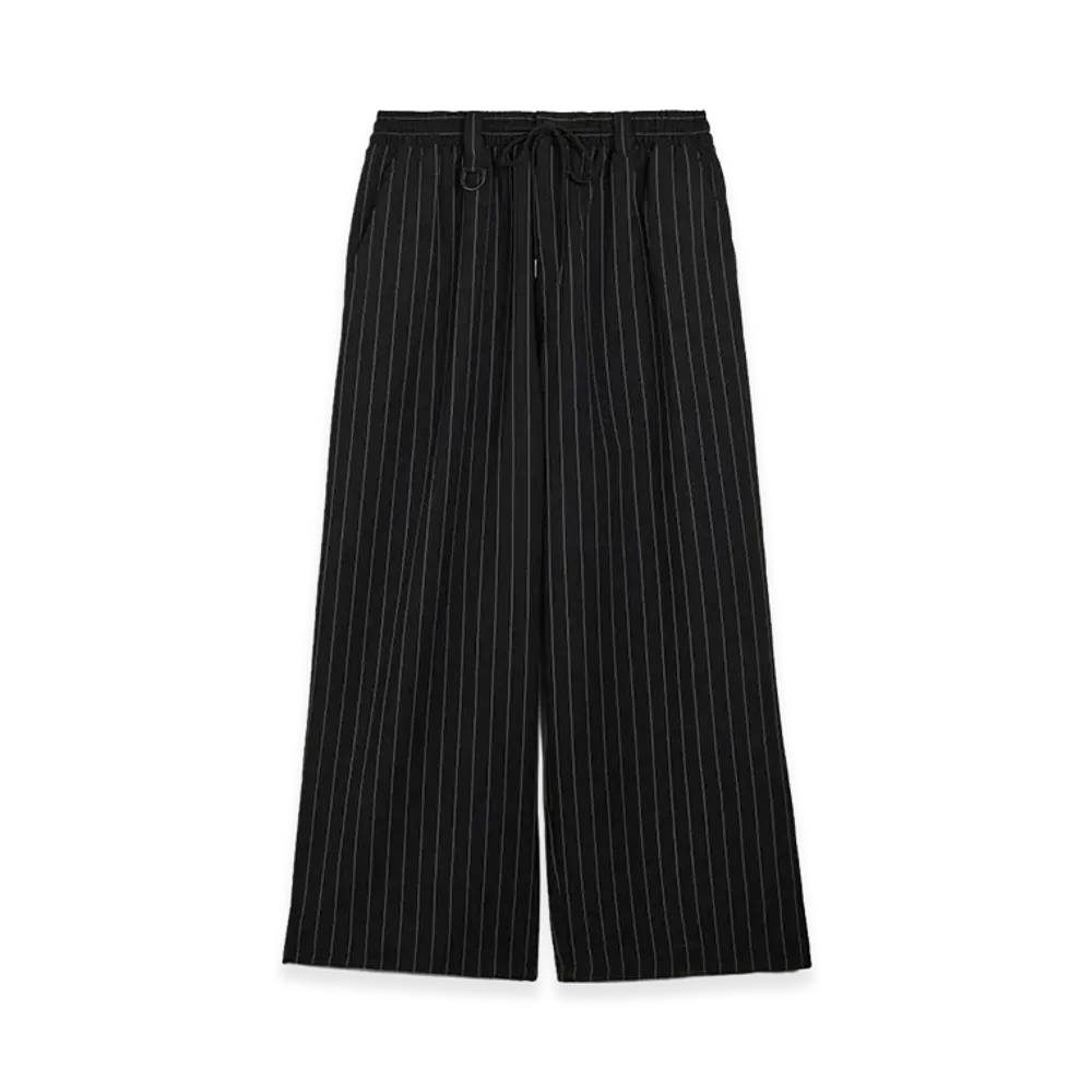 Y-3 Sport Uniform Pinstripe Track Pants "Black/White"