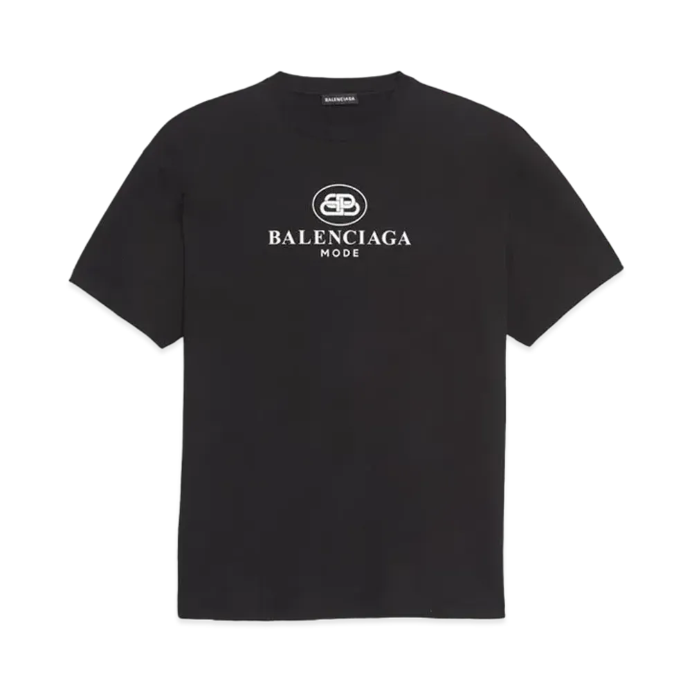 BALENCIAGA BB Mode Crewneck T-shirt "Black"