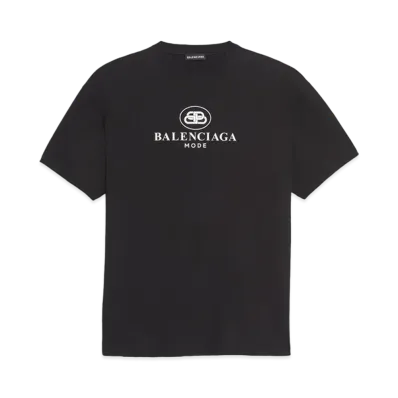 BALENCIAGA BB Mode Crewneck T-shirt "Black"