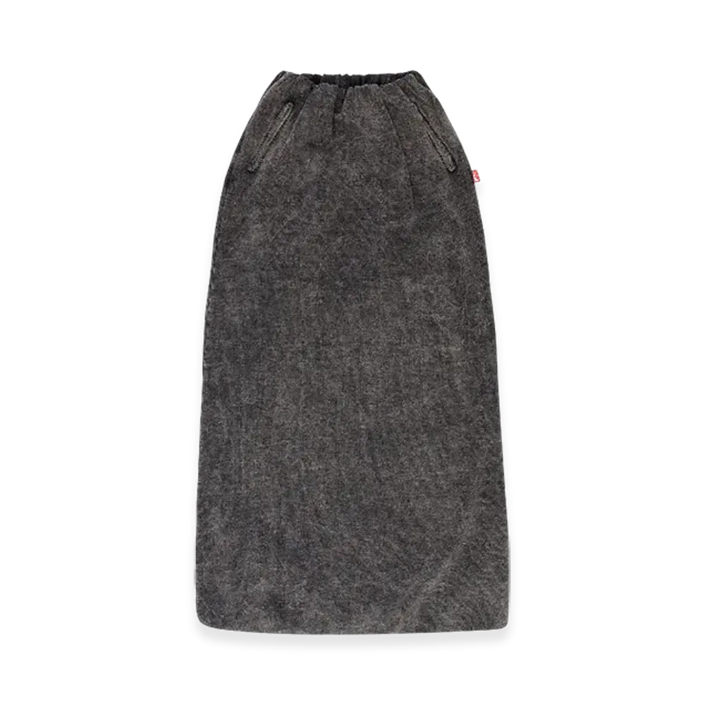 Diesel O-Tulip Long Skirt With Denim Effect "Black"