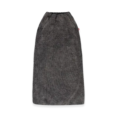 Diesel O-Tulip Long Skirt With Denim Effect "Black"