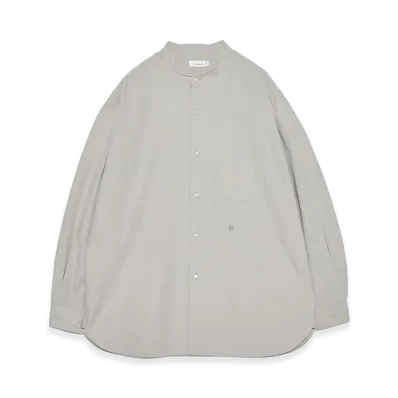 nanamica Band Collar Wind Shirt "Gray"