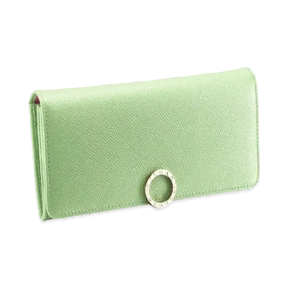 BVLGARI BVLGARI Large Wallet "Green"