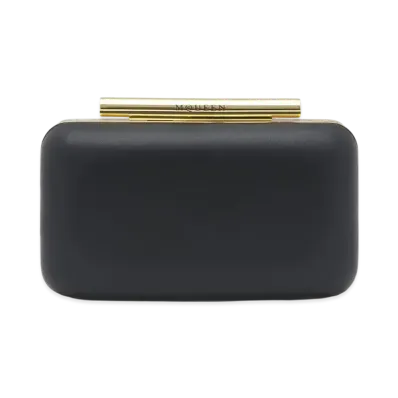 Alexander McQUEEN T Bar Box Clutch "Black"