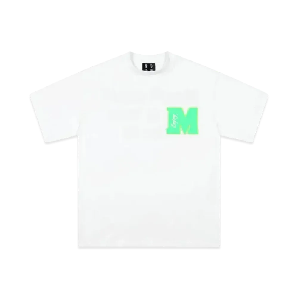 MR. ENJOY DA MONEY Print Neon Short Sleeve "White"