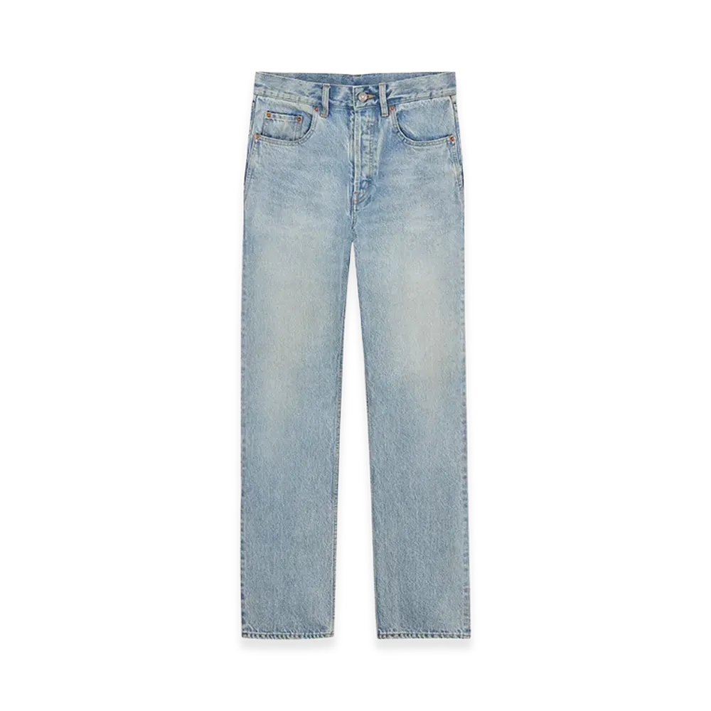 Saint Laurent Wide Leg Jeans "Light Blue"