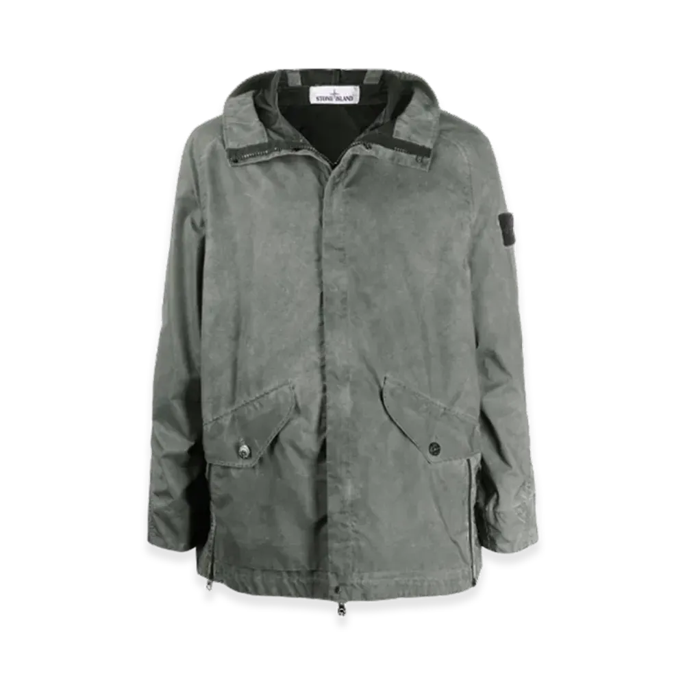 Stone Island 42599 Membrana Reflective Hooded Jacket - 20SS "Dark Grey"