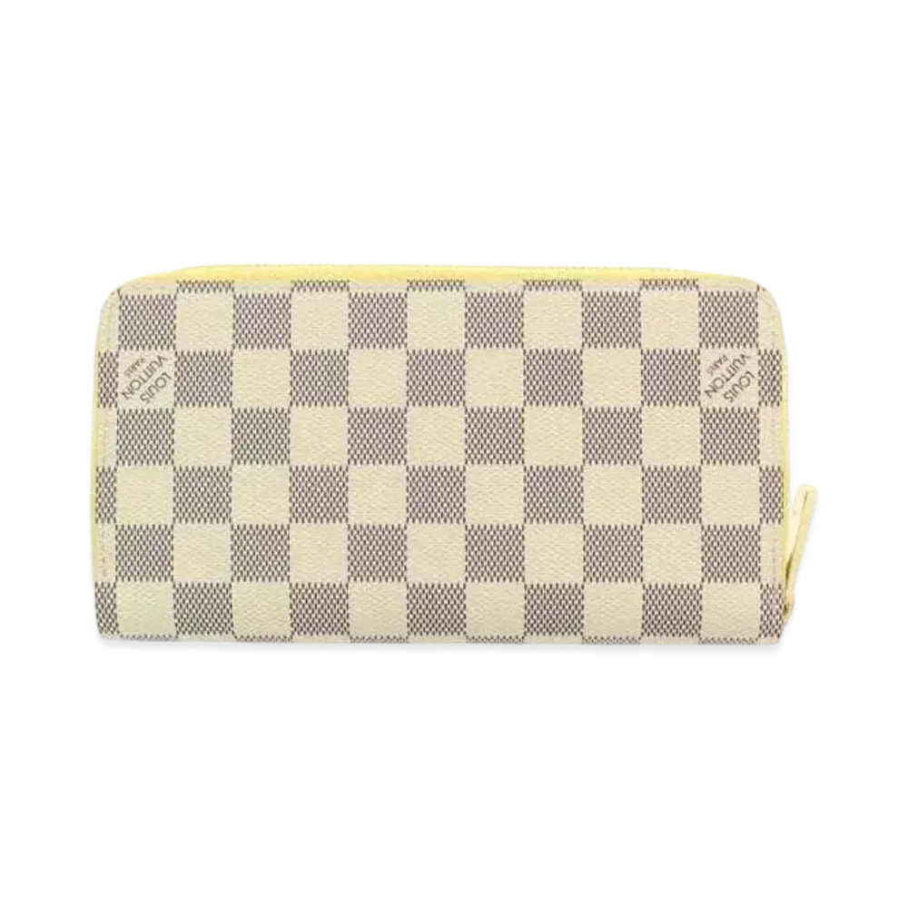 Louis Vuitton Zippy Wallet Damier Azur "Yellow"