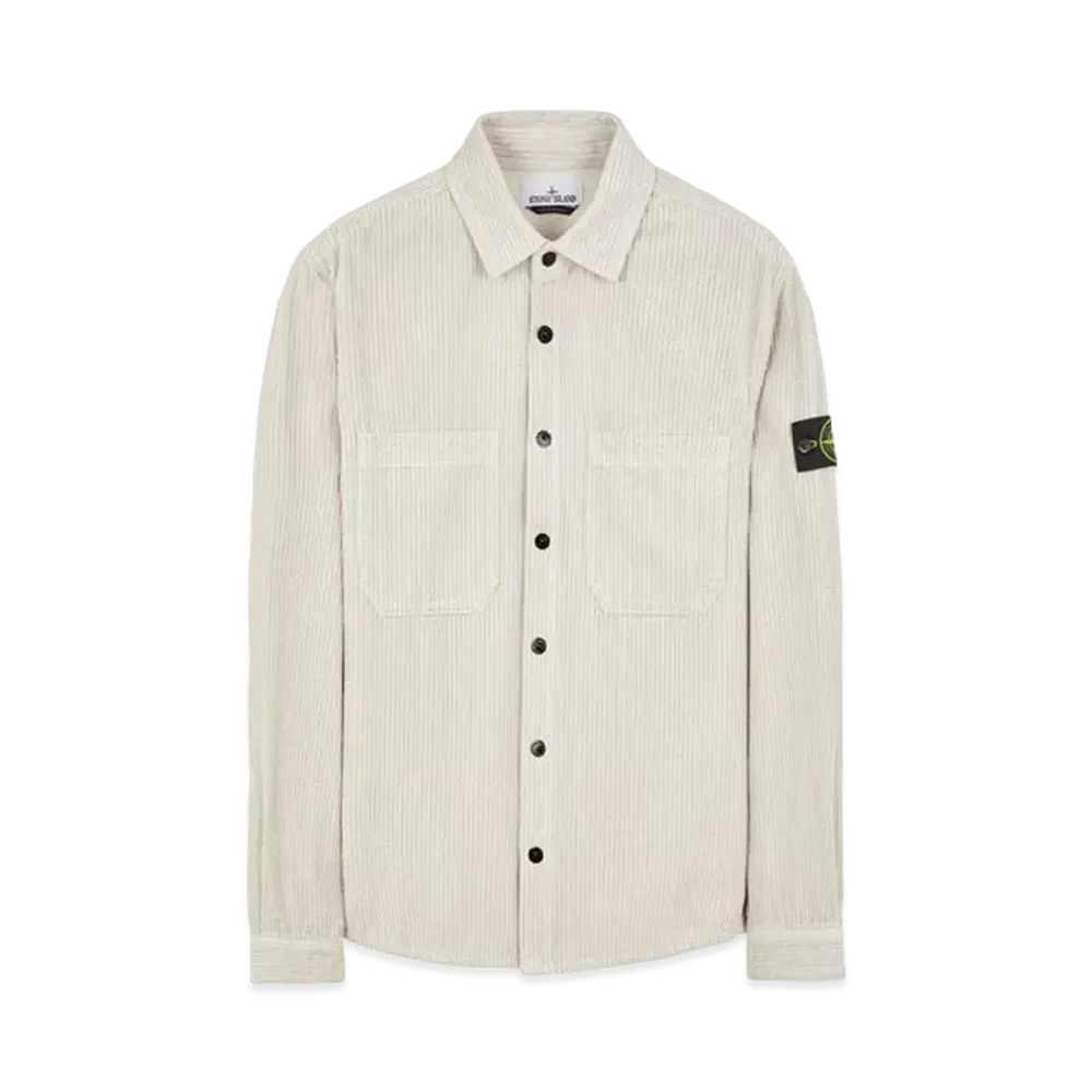 Stone Island 11311 11 Corduroy 400 Tc "Mastic White"
