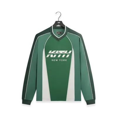 Kith Malik Long Sleeve Mesh Jersey "Conifer"