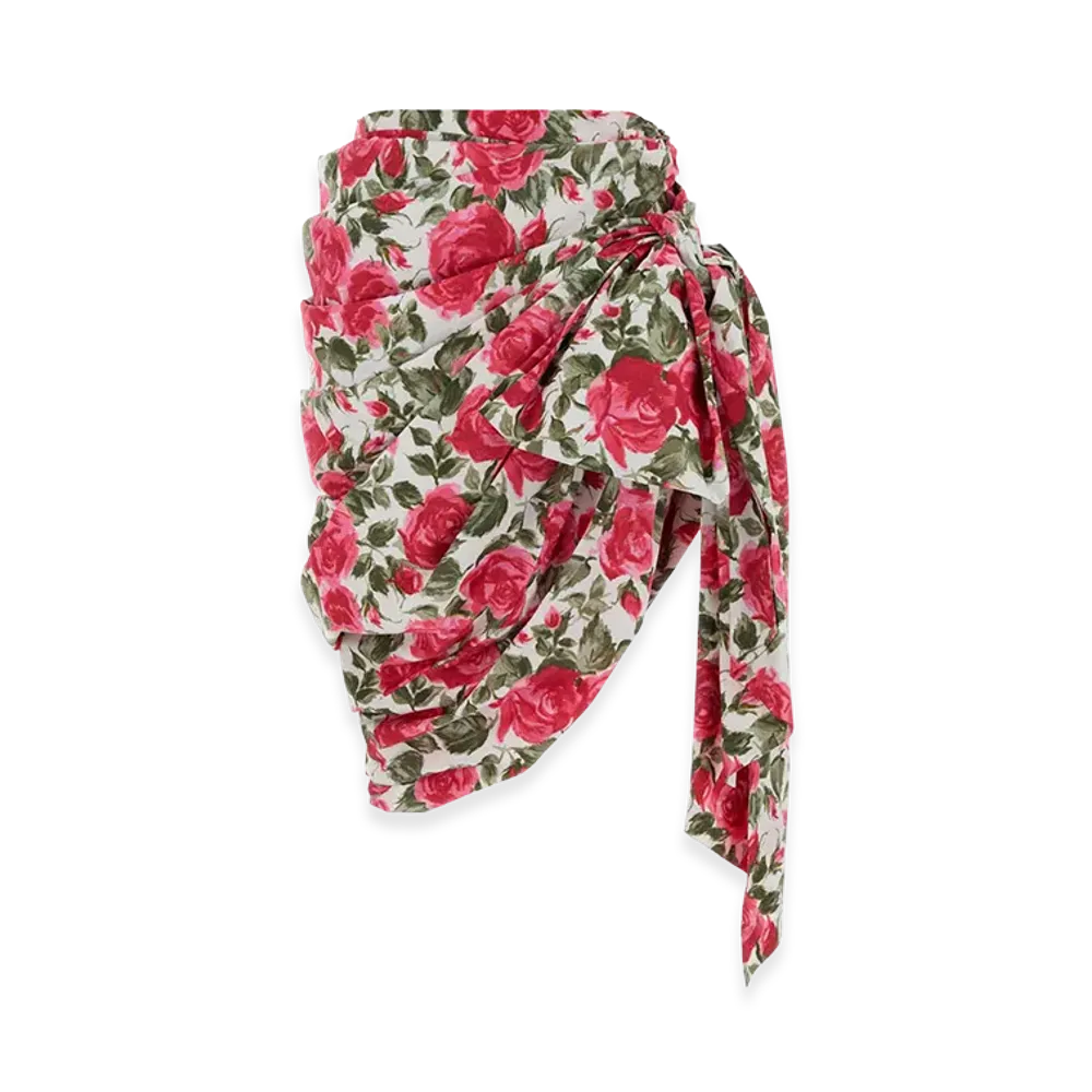 Chloe Women's Printed Poplin Skirt "Floral"