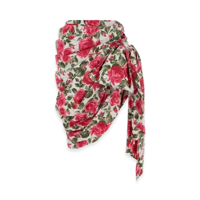 Chloe Women's Printed Poplin Skirt "Floral"