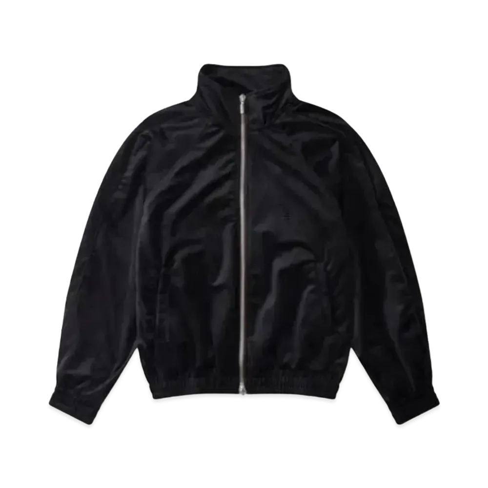 RHUDE Velvet Track Jacket "Black"