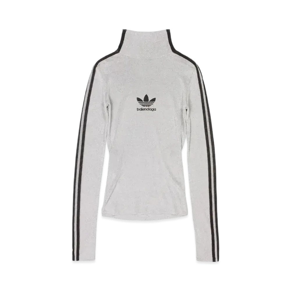 adidas BALENCIAGA Athletic Mock Neck "Silver"