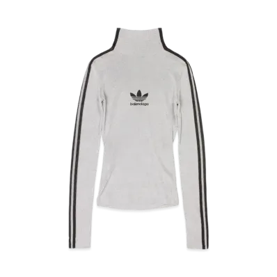 adidas BALENCIAGA Athletic Mock Neck "Silver"