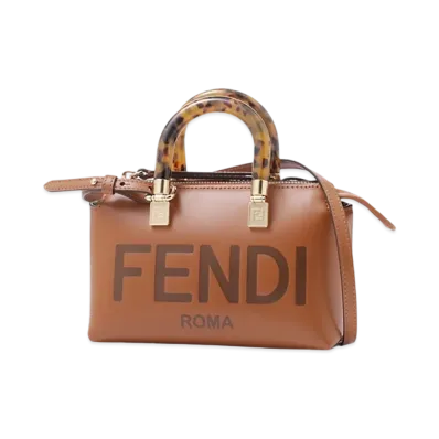 FENDI 2Way Handbag/Shoulder Bag/By The Way Mini "Darkbrown"