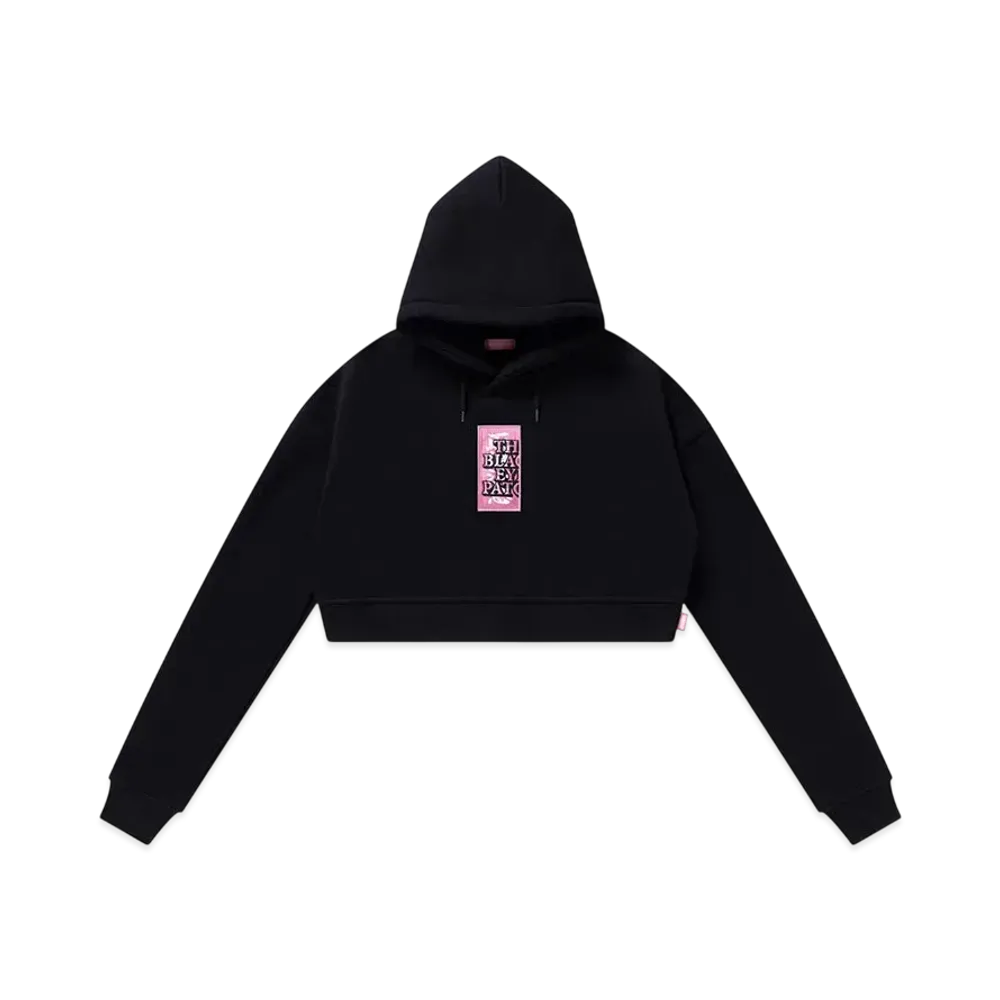 BlackEyePatch Hwc Label Embroidered Cropped Hoodie "Black"