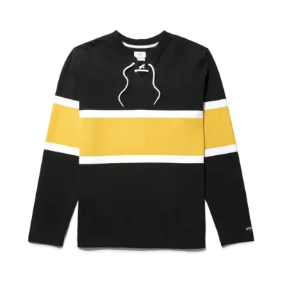 Noah Lace-Up Hockey Jersey "Black"