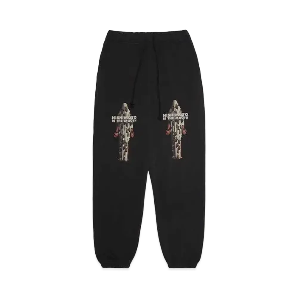 NISHIMOTO IS THE MOUTH BELIEVER FC SWEAT PANTS "BLACK"
