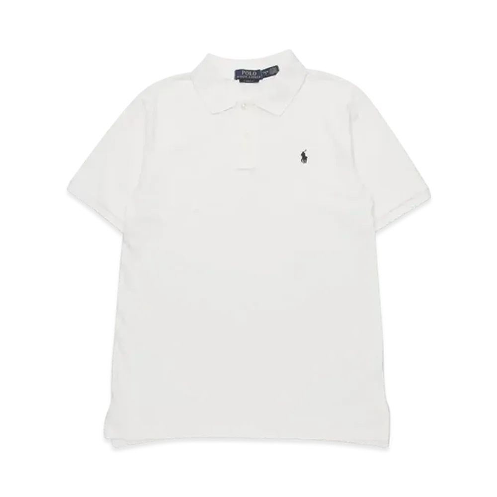 Polo Ralph Lauren Kids SS Basic Mesh Polo "White"