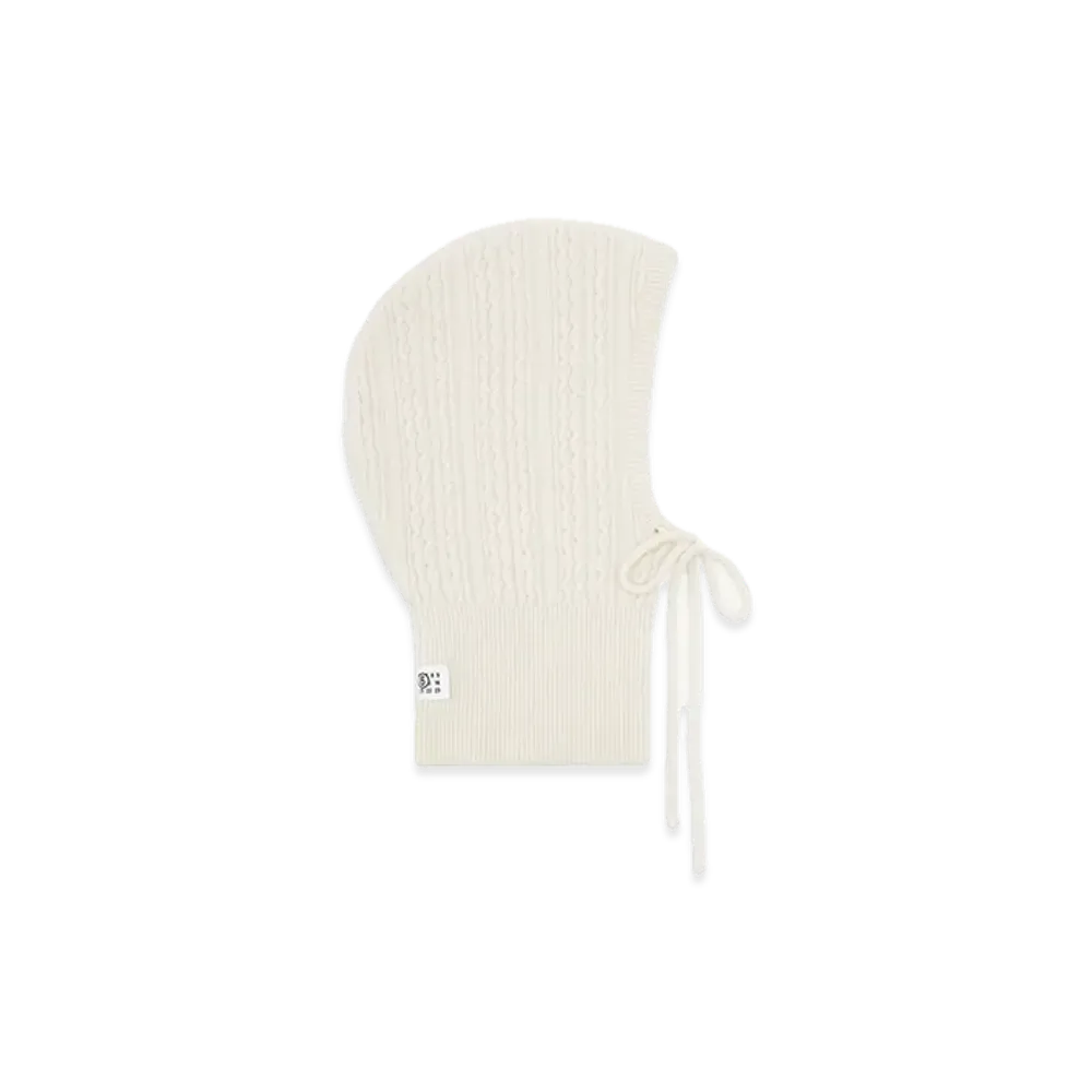 MM6 Maison Margiela Cable Knit Hood "White"