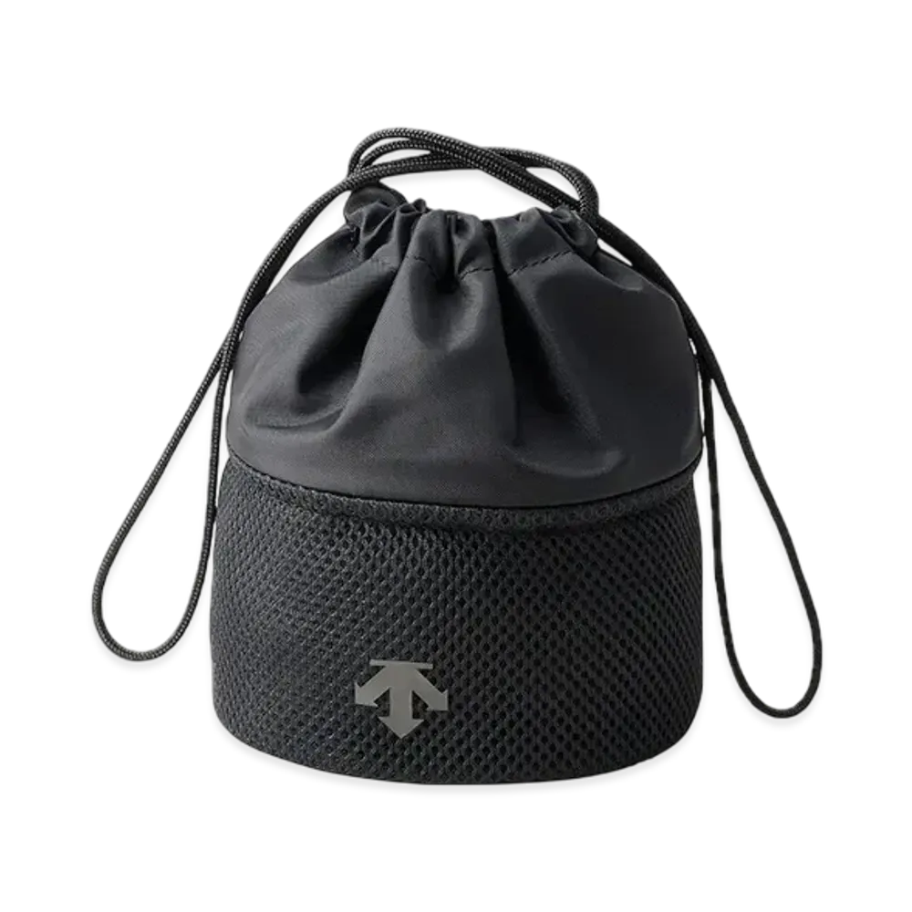 DESCENTE ALLTERRAIN W Russell Mesh Drawstring Pouch "Black"