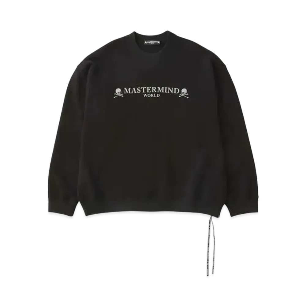 mastermind WORLD Boxy High Crewneck "Black"
