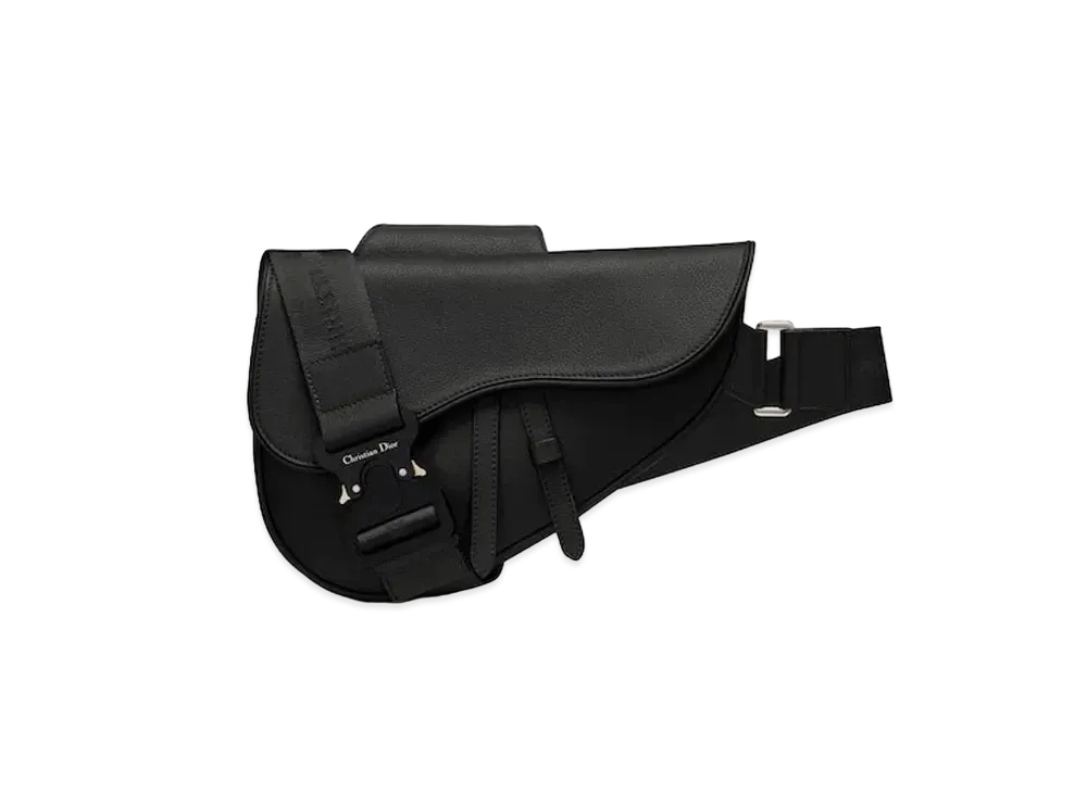 Dior Saddle Bag Grained Calfskin "Black"