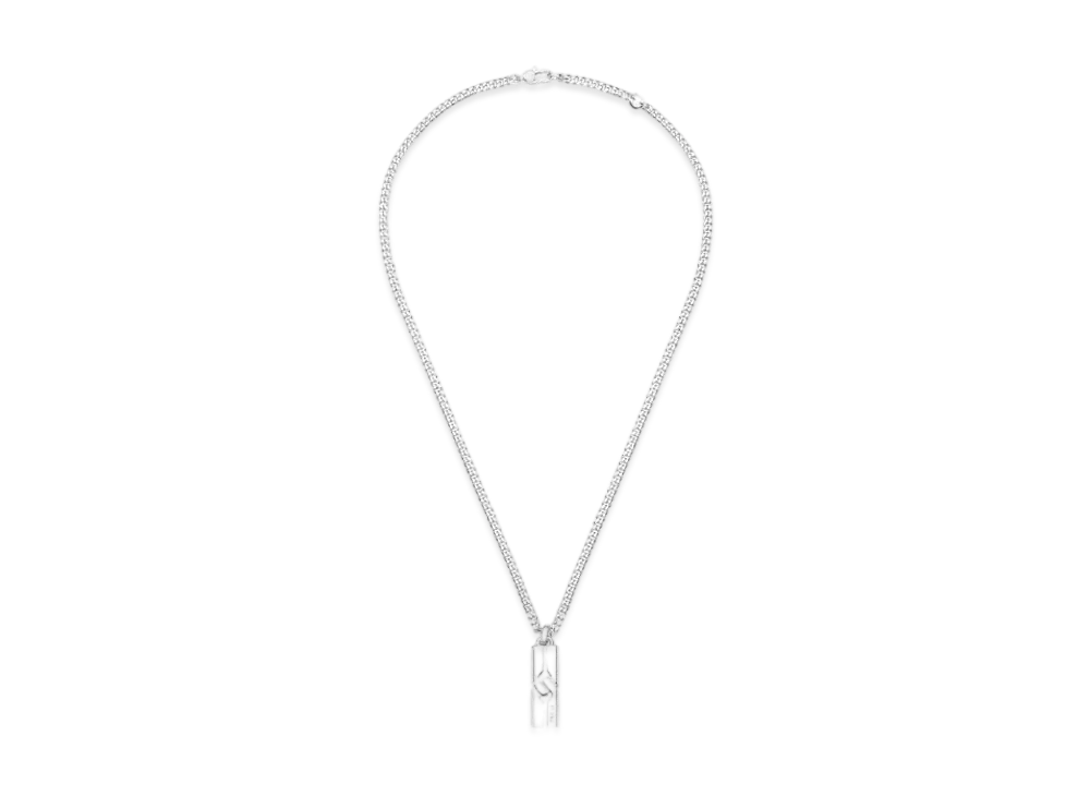 GUCCI Knot Necklace Long Pendant