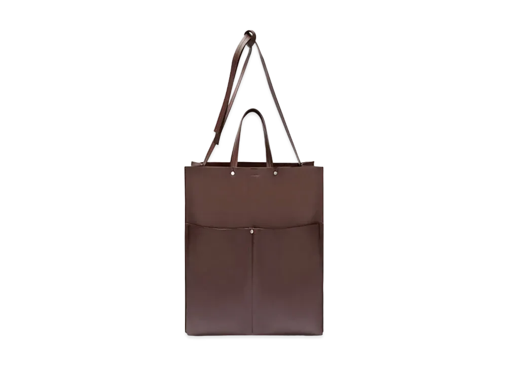 Jil Sander Pocket Tote "Dark Purple"