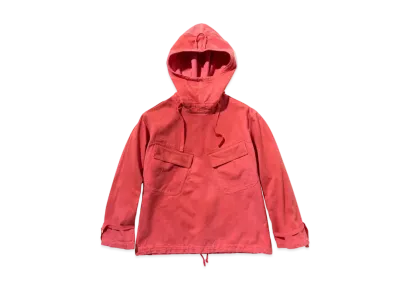 THE REAL McCOY'S USN SALVAGE SMOCK PARKA (OVER-DYED) "Red"