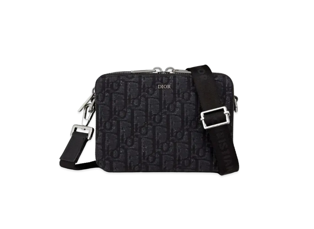 Dior Shoulder Strap Pouch Dior Oblique Jacquard "Black"
