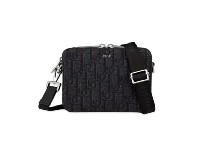 Dior Shoulder Strap Pouch Dior Oblique Jacquard "Black"