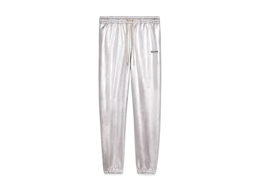 セリーヌ エンブロイダリー ジョガーパンツ / コットンフリース "シルバー" 2Z031684O.36AG