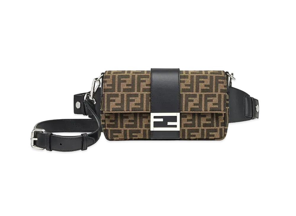 FENDI Baguette Fabric Bag "Brown"