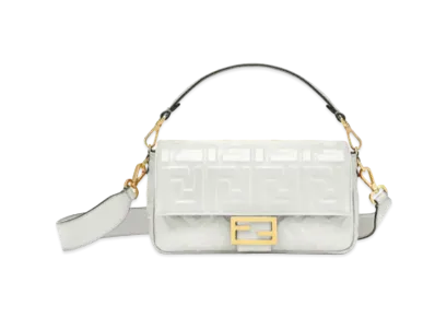 FENDI Baguette Leather Bag "White"