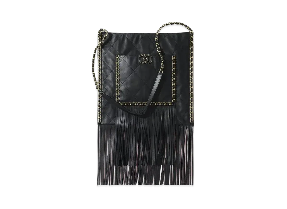 CHANEL Shopping Bag Calfskin "Black"
