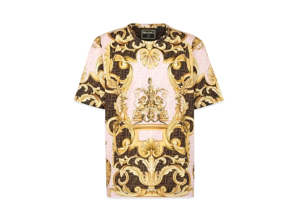 FENDI x Versace Fendace Multicolor Jersey T-Shirt "Multicolor"