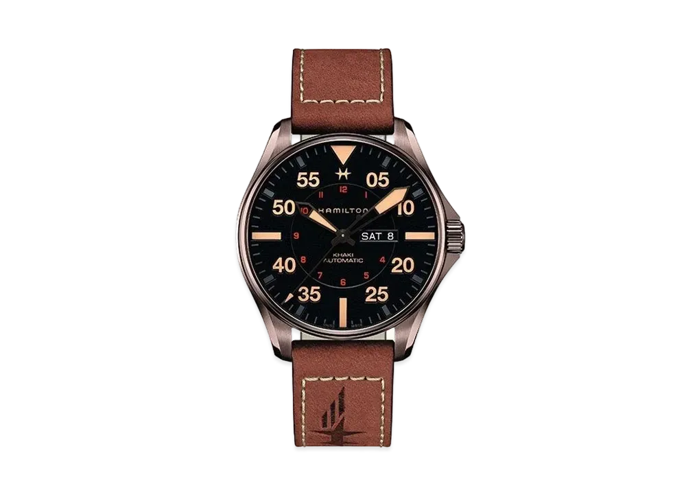 Hamilton Khaki Aviation Pilot Day Date Auto